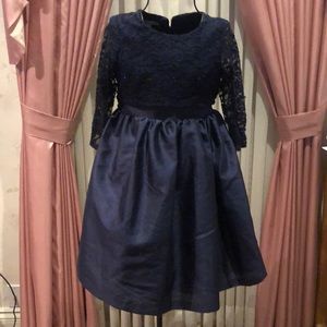 Cute formal girl’s mini lace dress